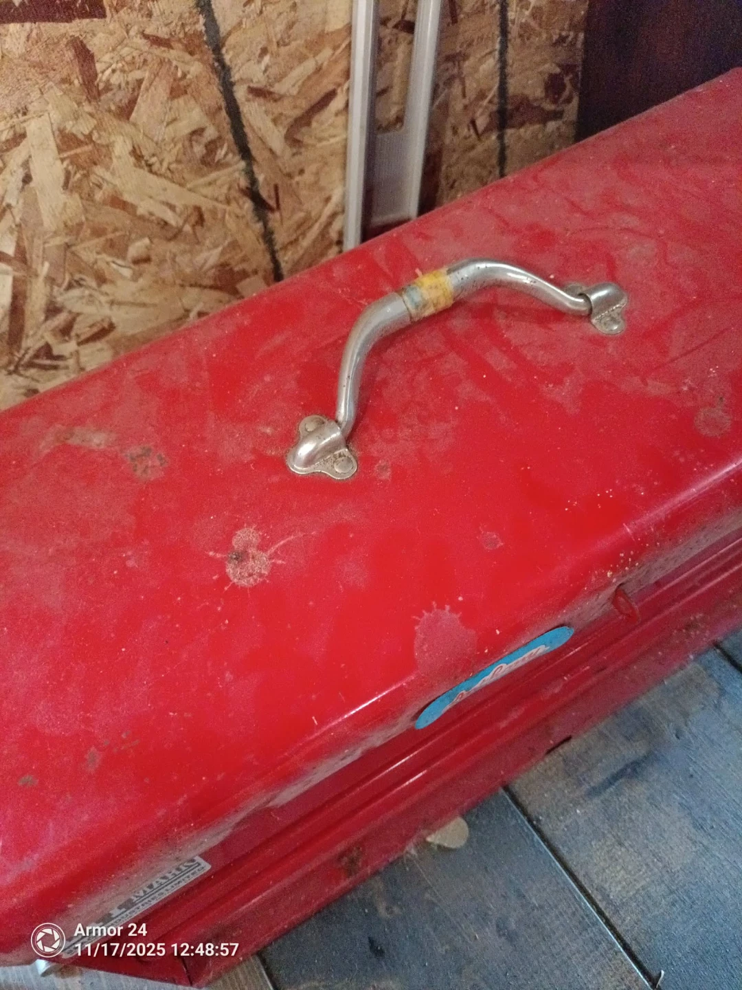 Red Metal Toolbox