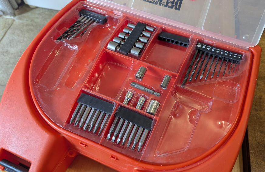 Black and Decker Tool Box with Assorted Driver/Bits - photo 2
