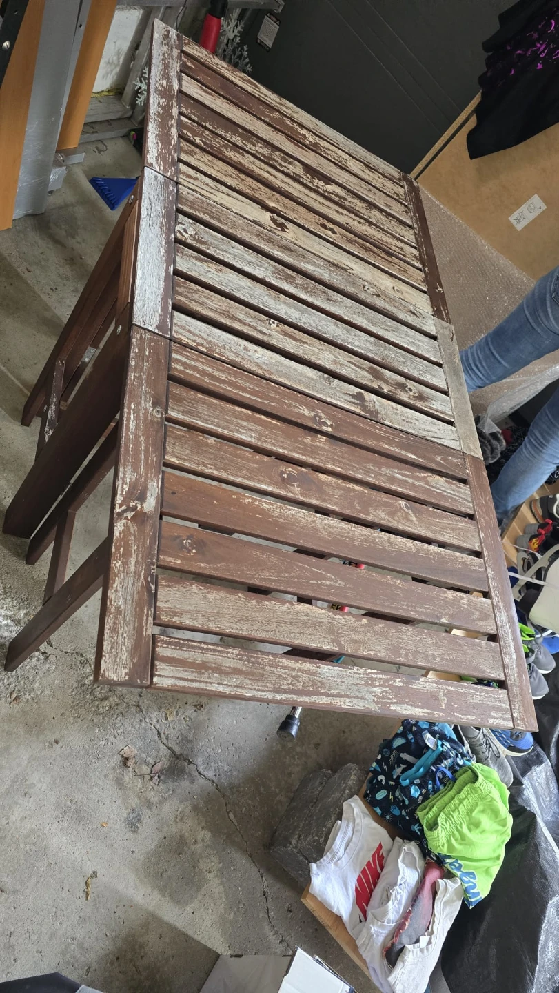 Foldable Wooden Outdoor Table - photo 2