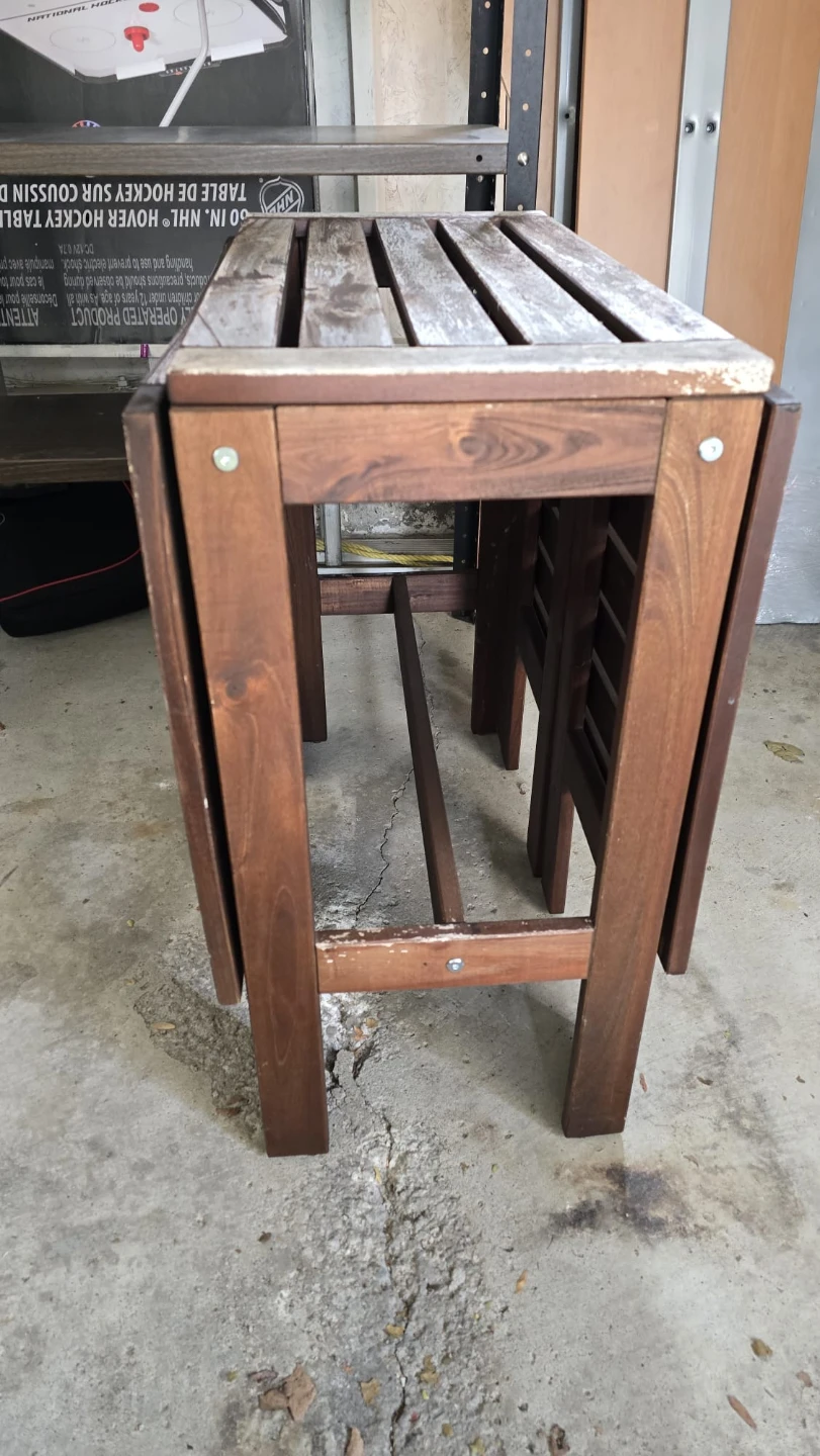 Foldable Wooden Outdoor Table - photo 4