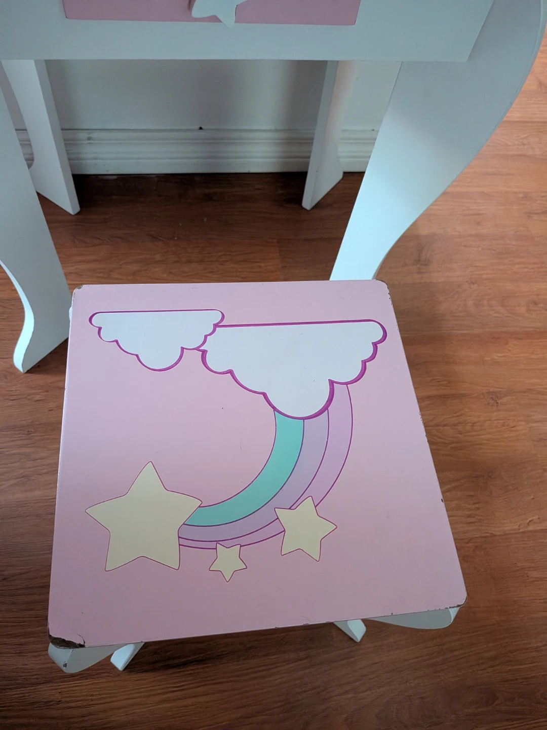 Kid's Unicorn Vanity Table and Stool - photo 2