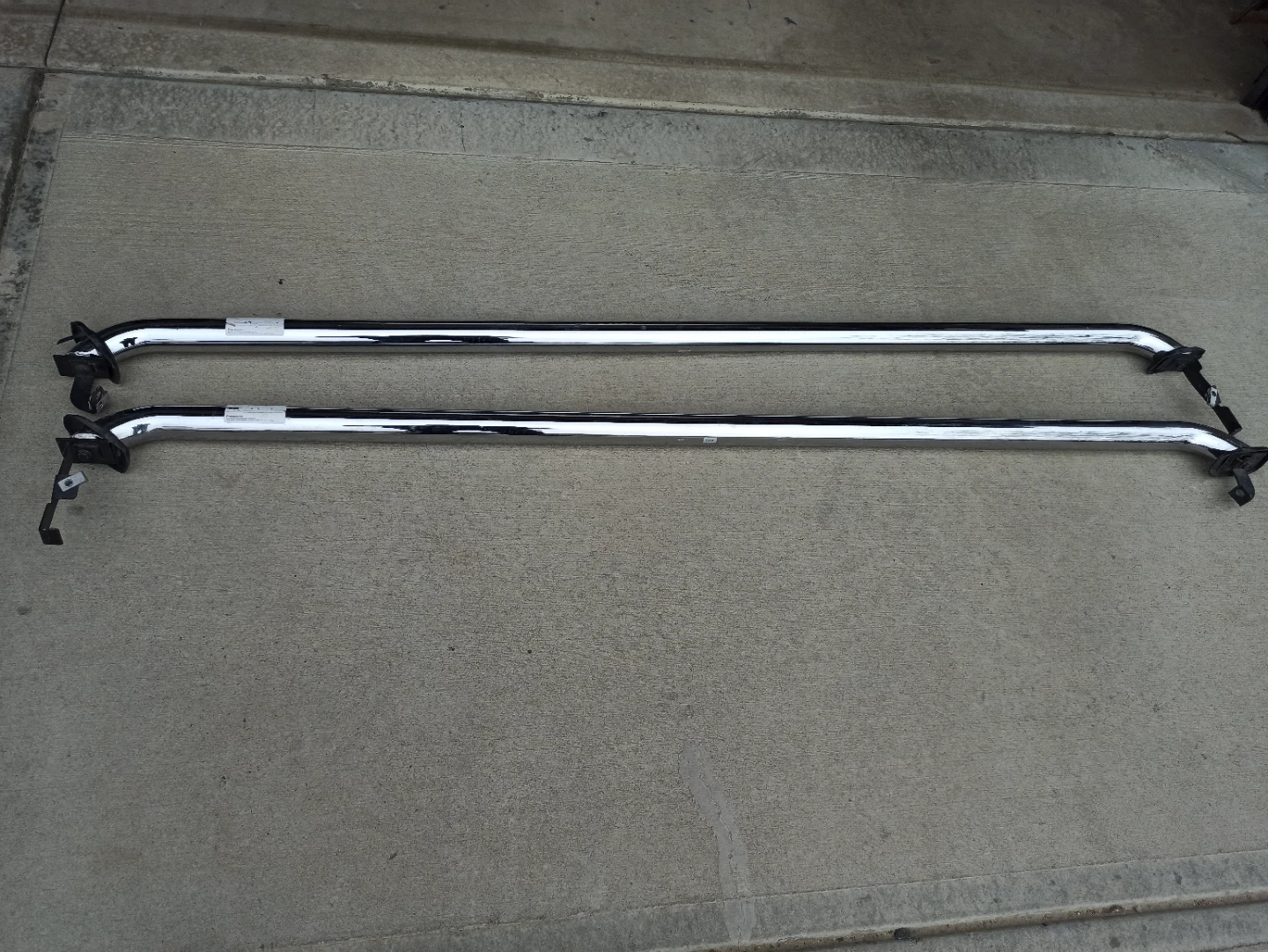 Chrome U Side Step Bars