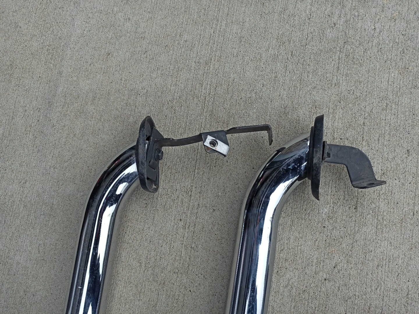 Chrome U Side Step Bars - photo 2