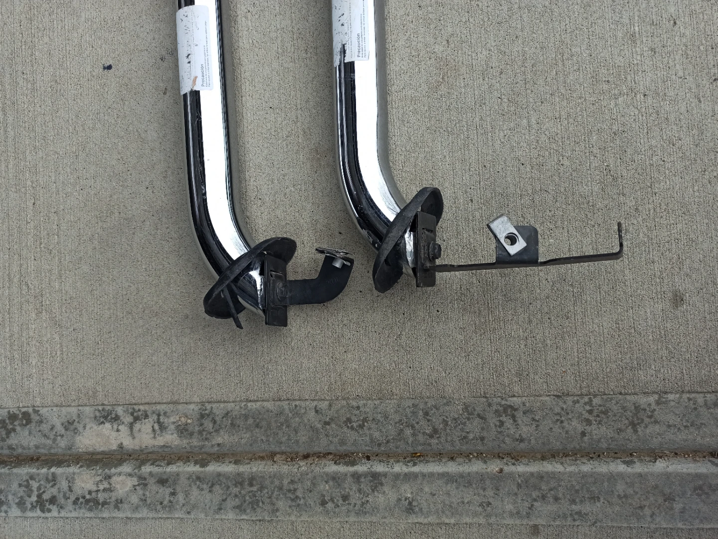 Chrome U Side Step Bars - photo 3
