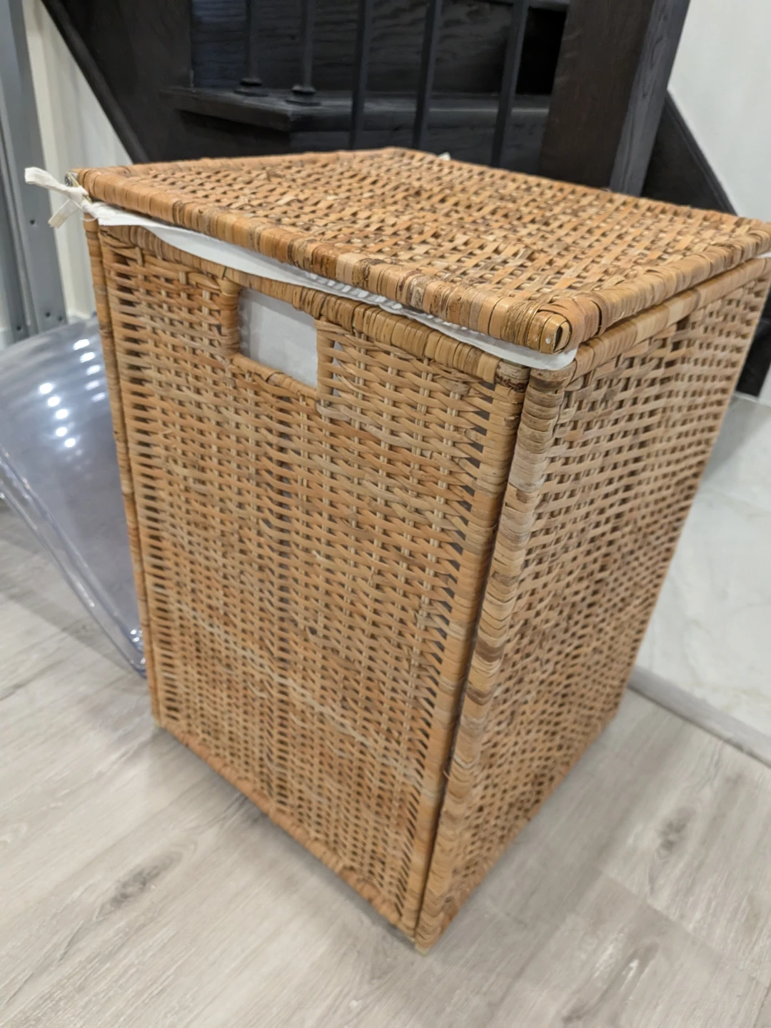 IKEA BRANÄS Laundry Basket with Lining