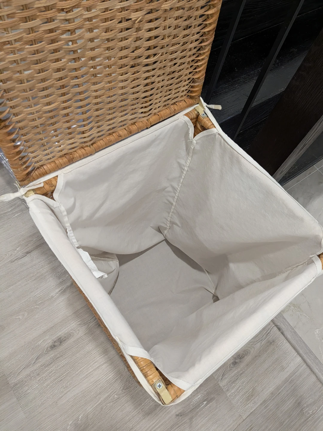 IKEA BRANÄS Laundry Basket with Lining - photo 2