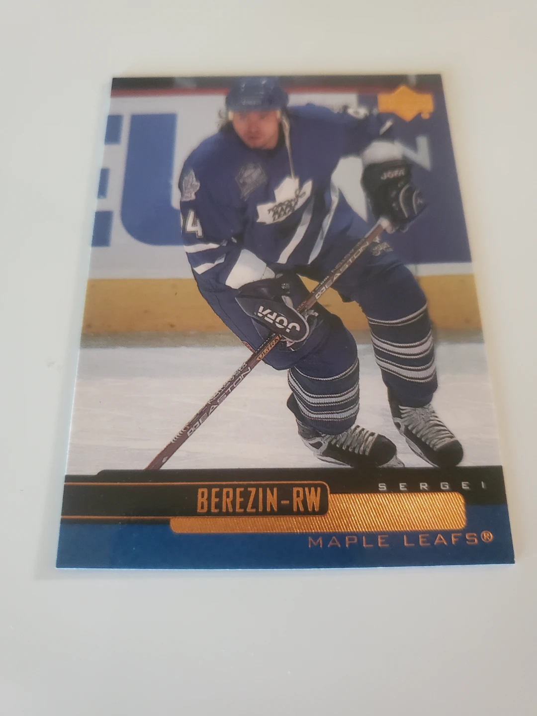 Sergei Berezin 94 Maple Leafs Hockey Card