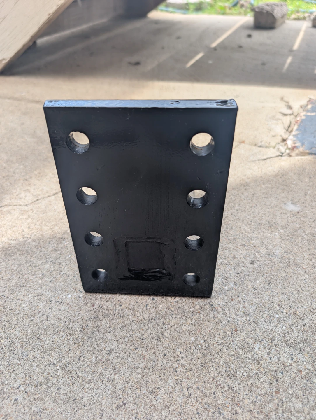 Hitch Receiver Mount with Vertical Plate