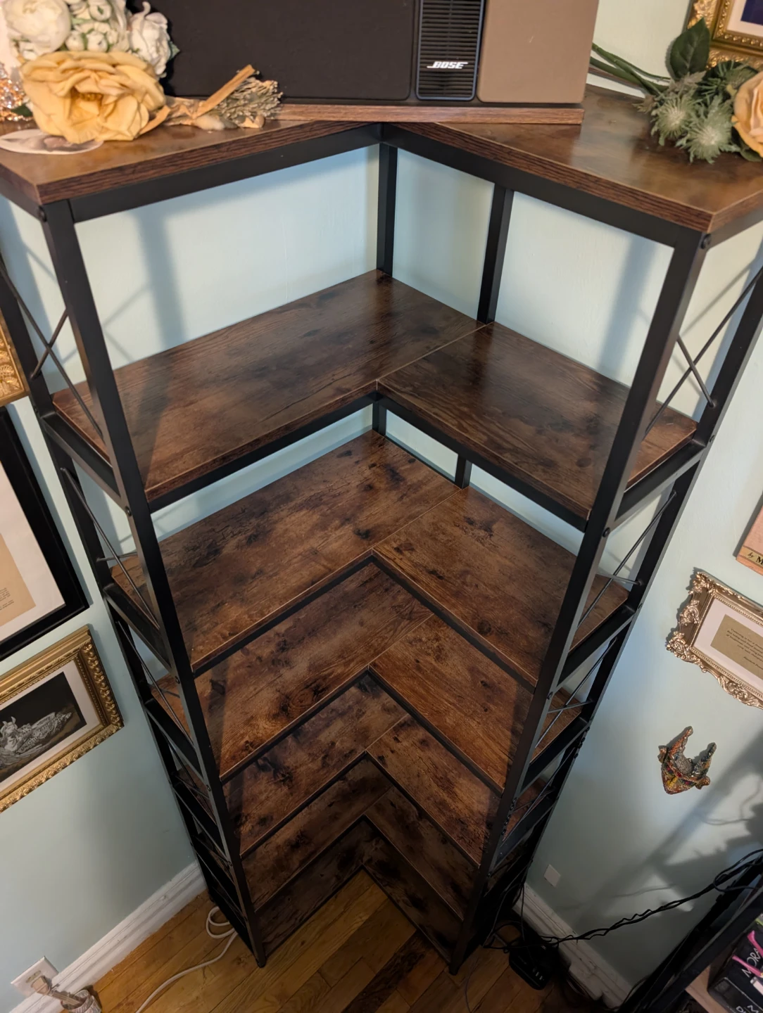 7-Tier Industrial Corner Shelf Unit - photo 2