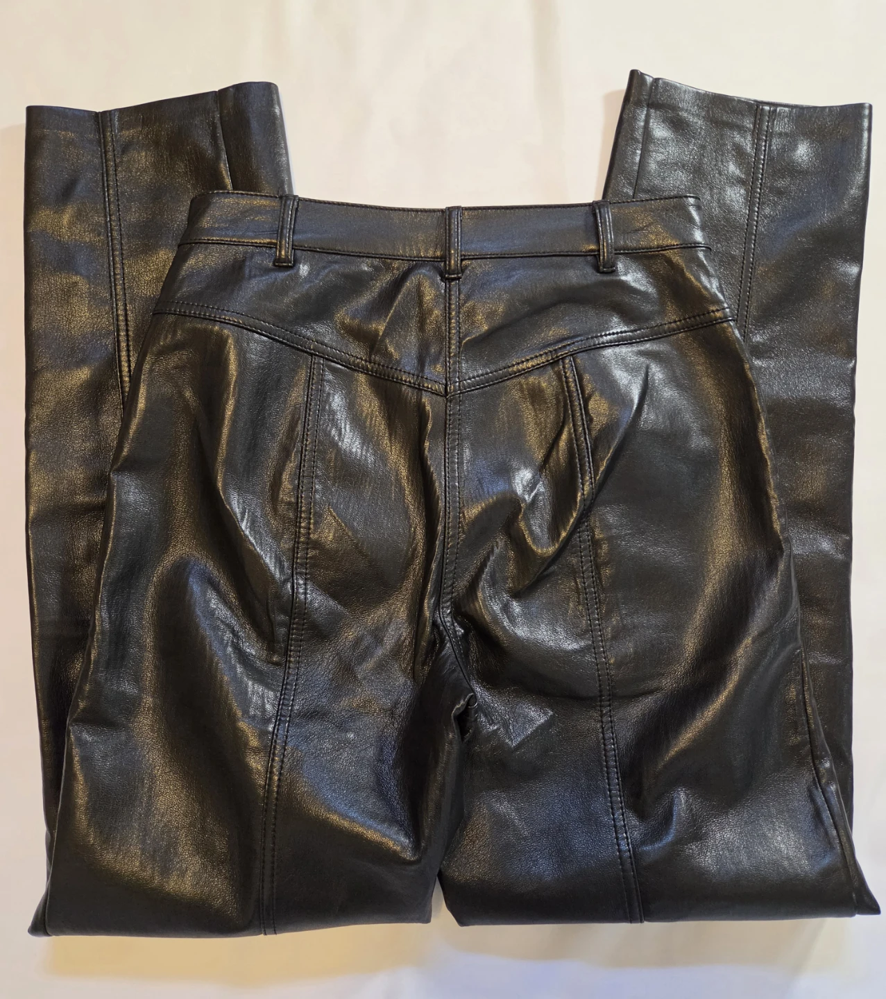 Wilfred Black Faux Leather Pants Size 6 - photo 2