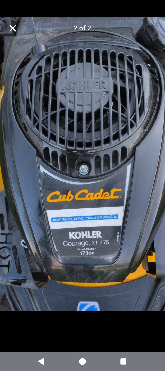 Cub Cadet Rear Wheel Drive Lawn Mower - photo 2