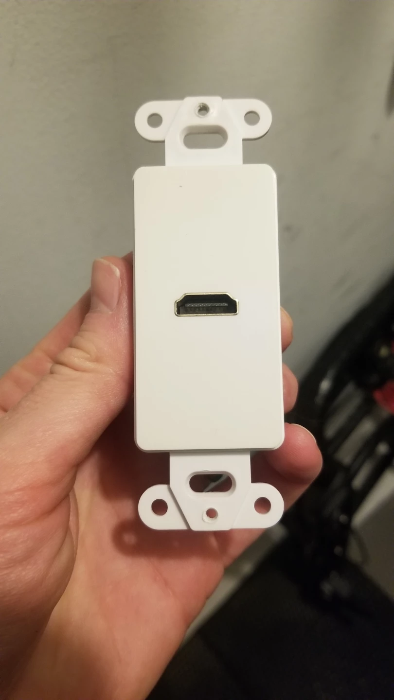 In-Wall HDMI Keystone Jack Adapter