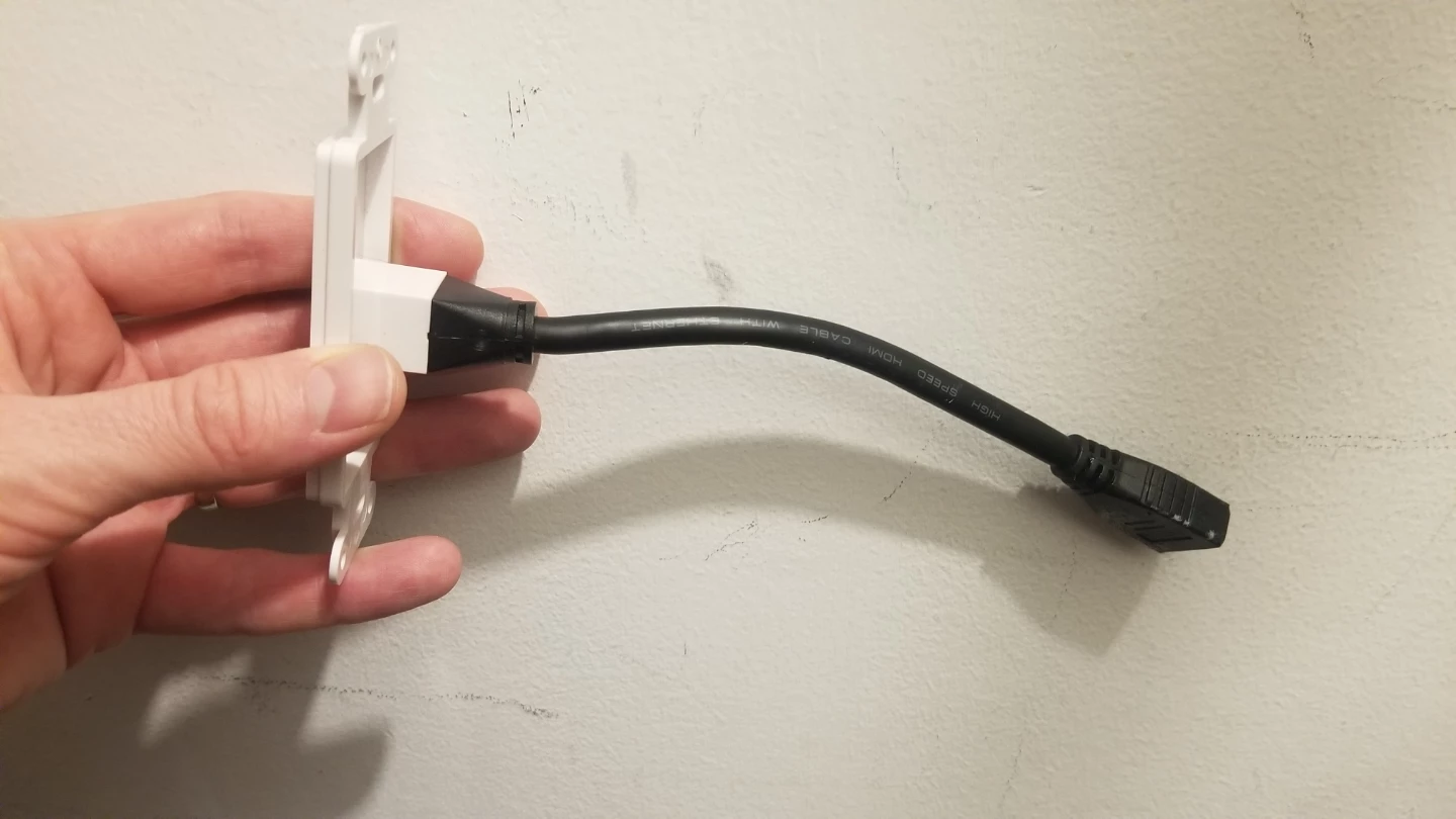 In-Wall HDMI Keystone Jack Adapter - photo 2