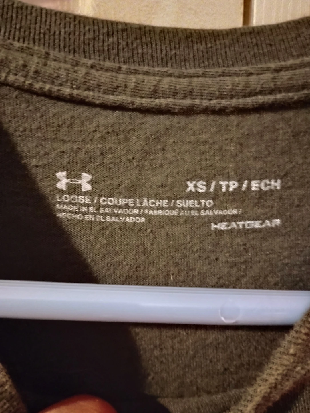 Under Armour Long Sleeve HeatGear T-Shirt XS Olive Green - photo 3