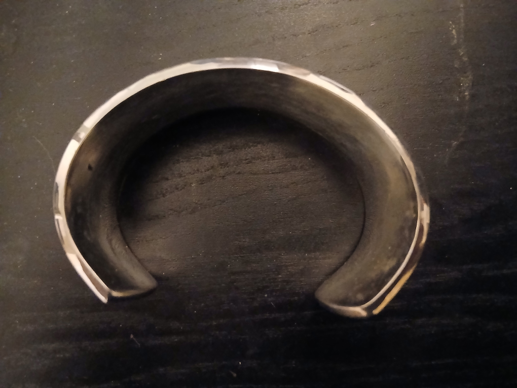 Vintage Sterling Silver MAC Cuff Bracelet 925 - photo 2