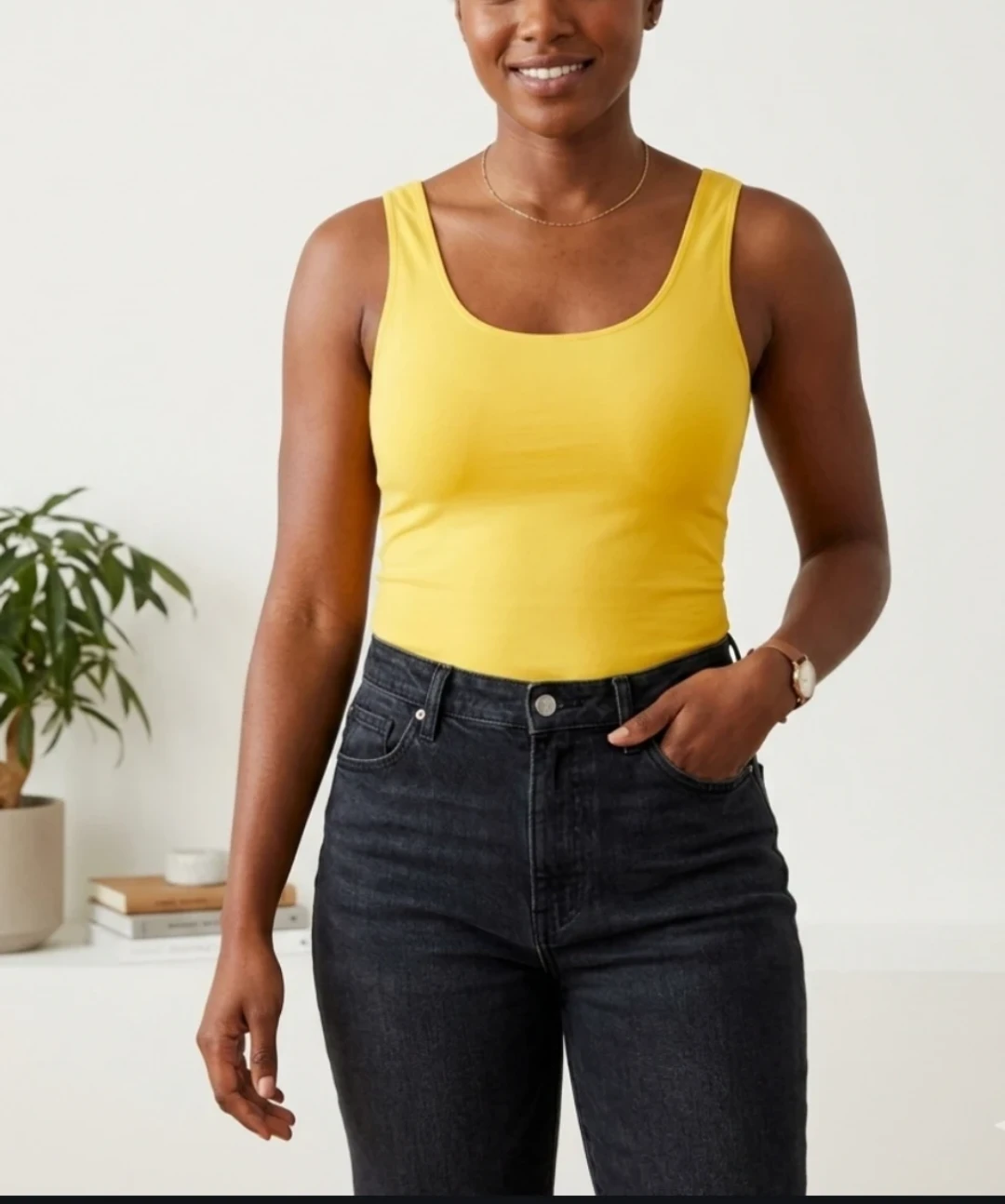Yellow Tank Top