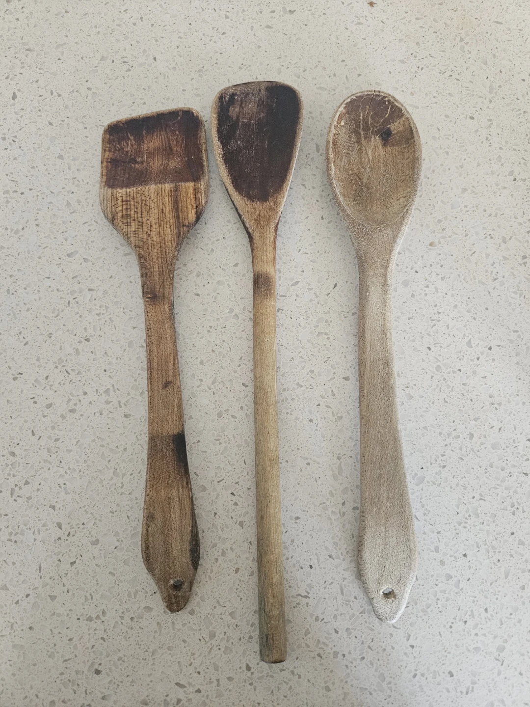 Wooden Salad Tong Set