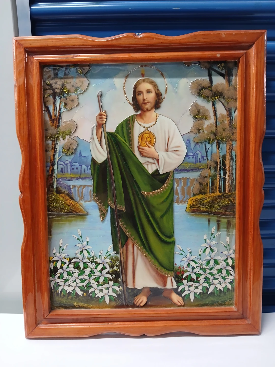 Framed Saint Jude Thaddeus Religious Art