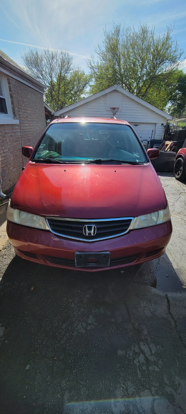 Red Honda Odyssey Minivan - photo 2