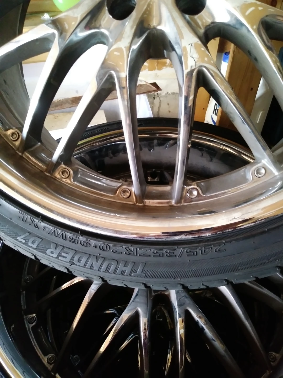 MRR 20 inch rims with Thunder D7 tires - photo 4