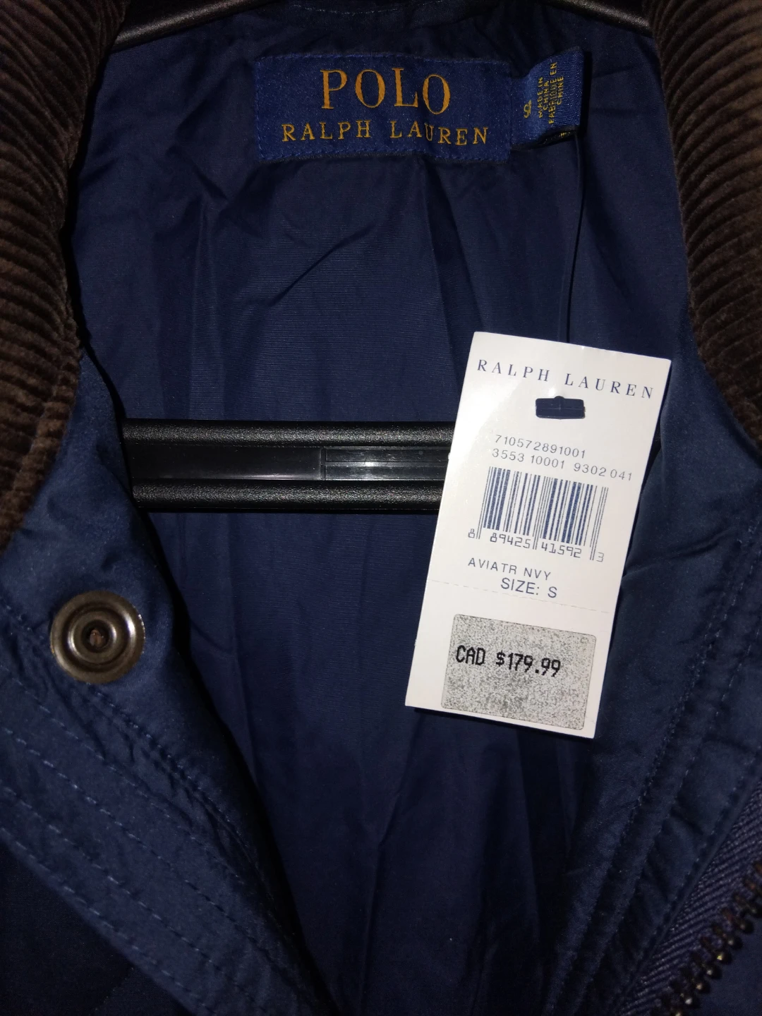 Polo Ralph Lauren Quilted Vest - Size S - Navy - photo 2