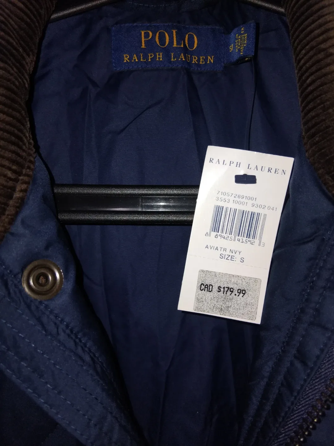 Polo Ralph Lauren Quilted Vest - Size S - Navy - photo 2