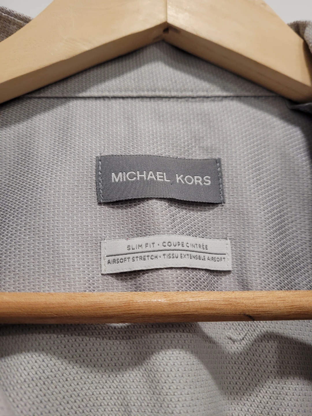 S17 (XL) Michael Kors Men’s Dress Shirt - Slim Fit - Non-Iron - photo 2