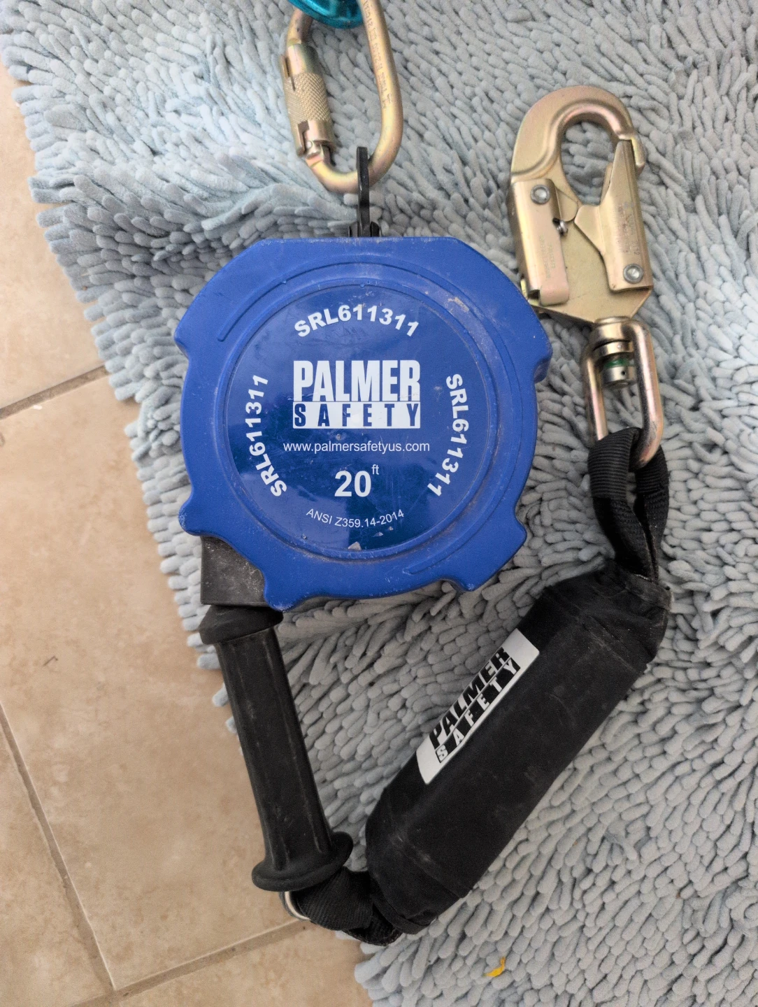 Palmer Safety 20' Self-Retracting Lifeline SRL611311