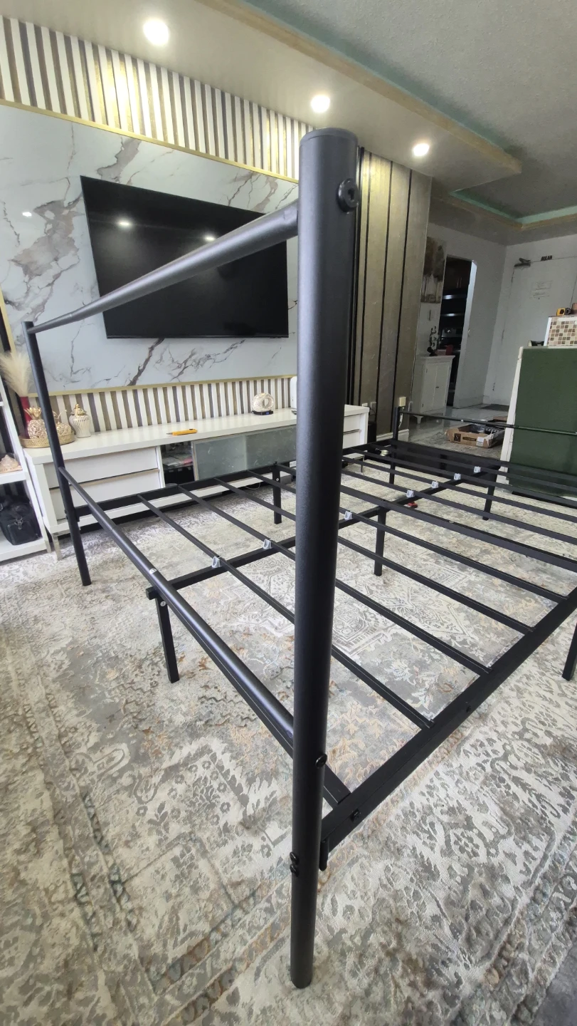 Black Metal Bed Frame - photo 4
