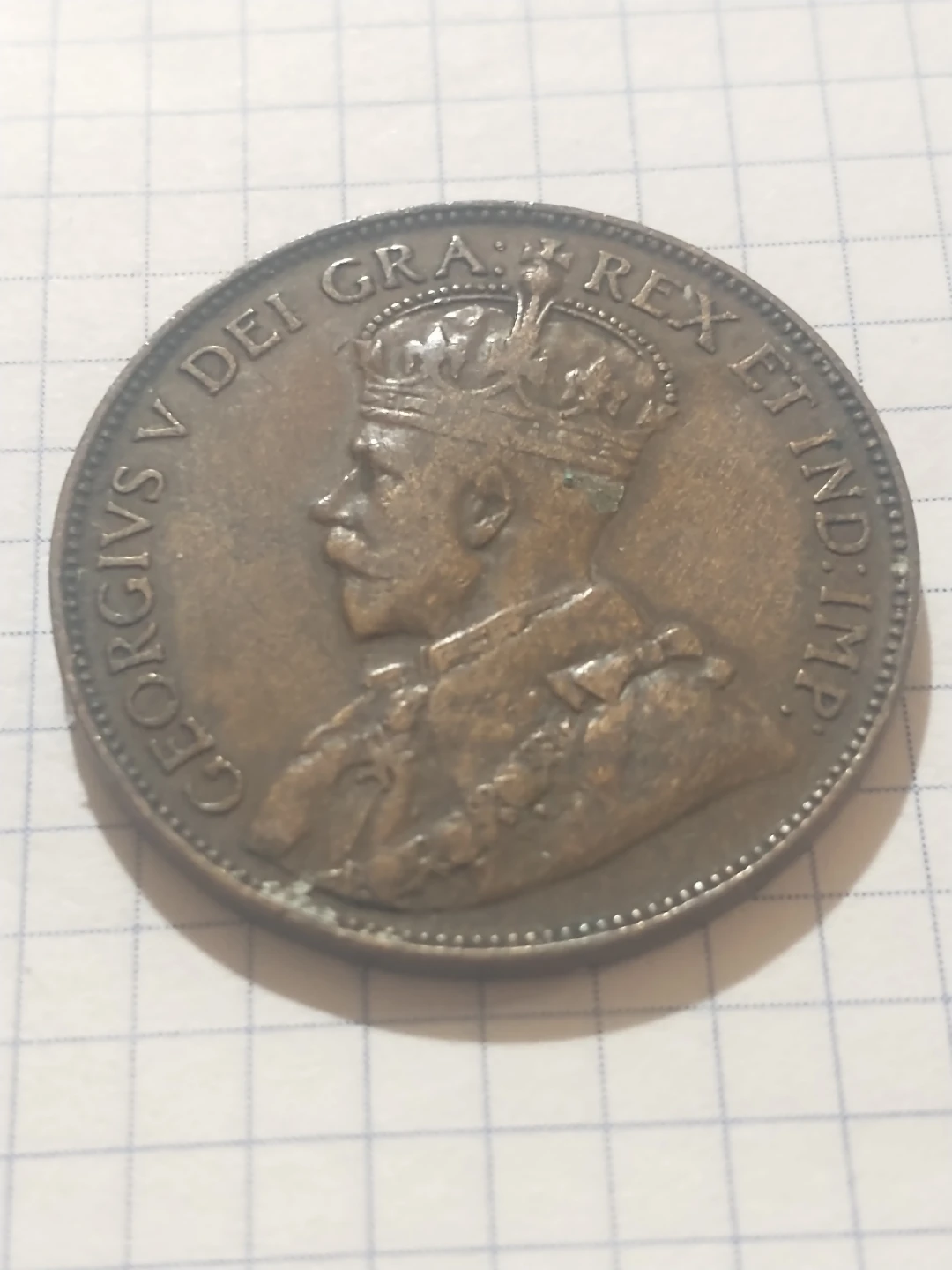 1920 Canada One Cent Coin - photo 4