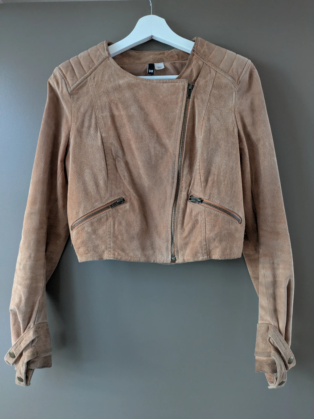 H&M Suede Moto Jacket - photo 3
