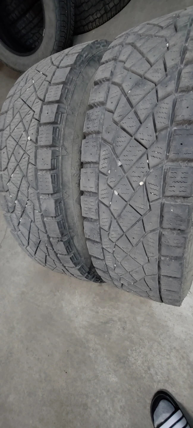 2 Tires: LT225/75R16 Winter Tires