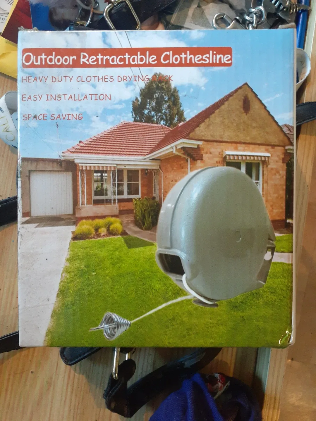 Outdoor Retractable Clothesline - HEAVY DUTY CLOTHES DRYING