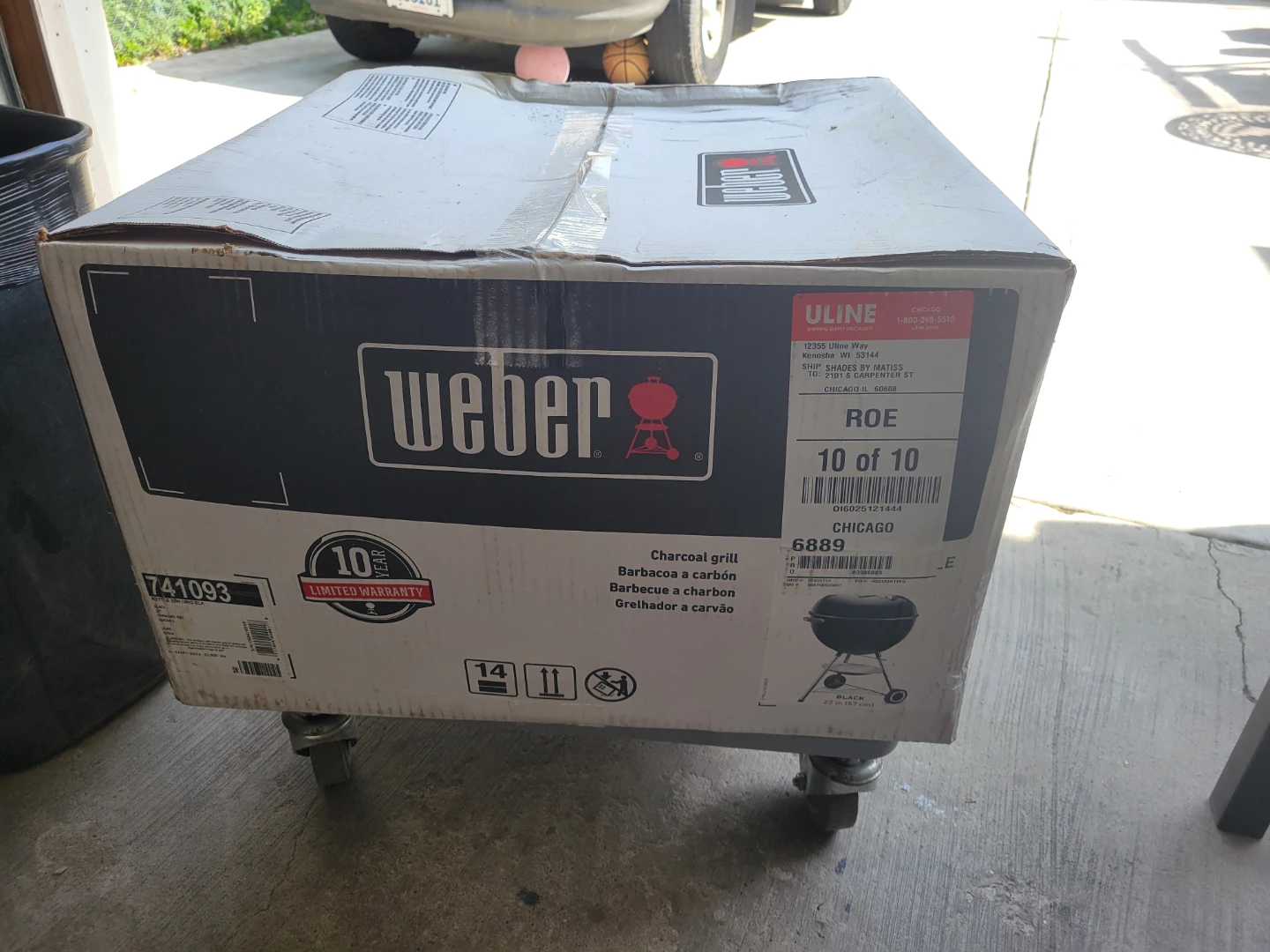 Weber 22 inch Charcoal Grill - Black