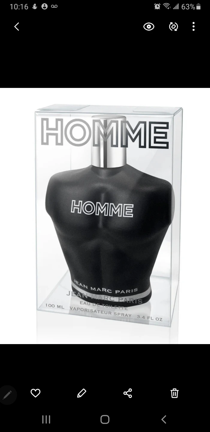 Brand new Homme Jean Marc Paris 100ml