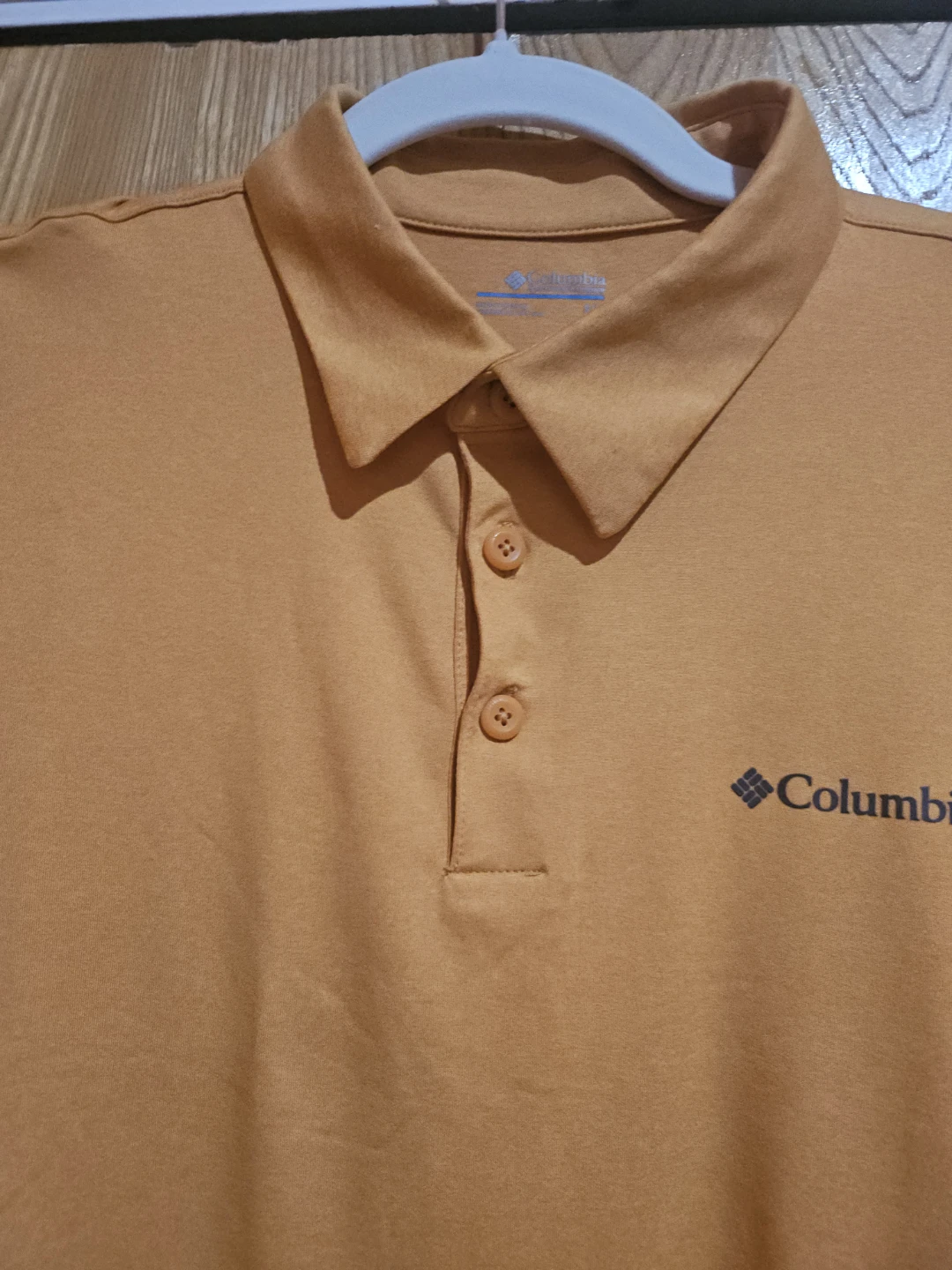 Columbia Carter Crest Polo Shirt Mens S/P Orange - photo 3