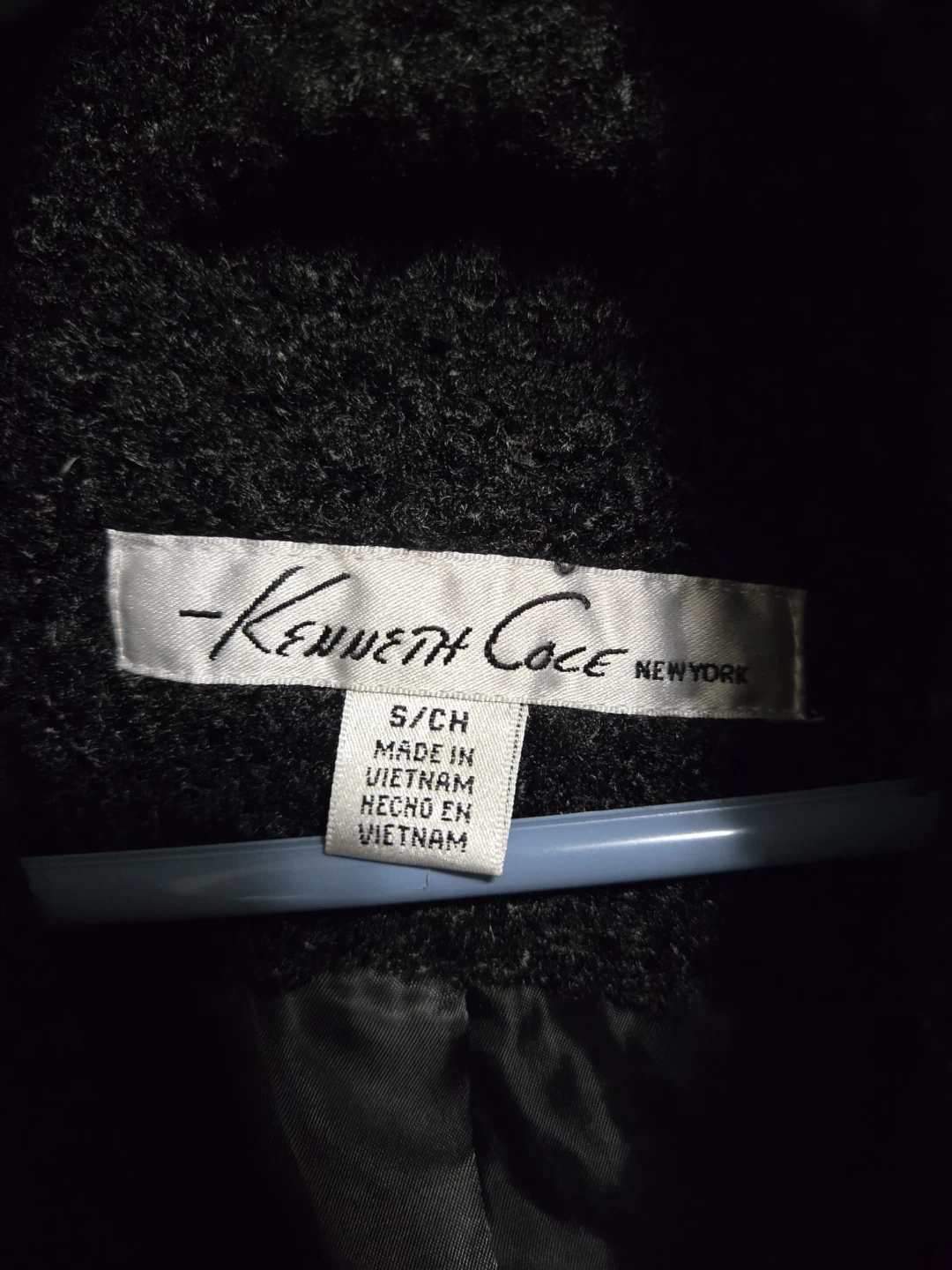 Kenneth Cole Women's Textured Coat - Black, S/CH - photo 2