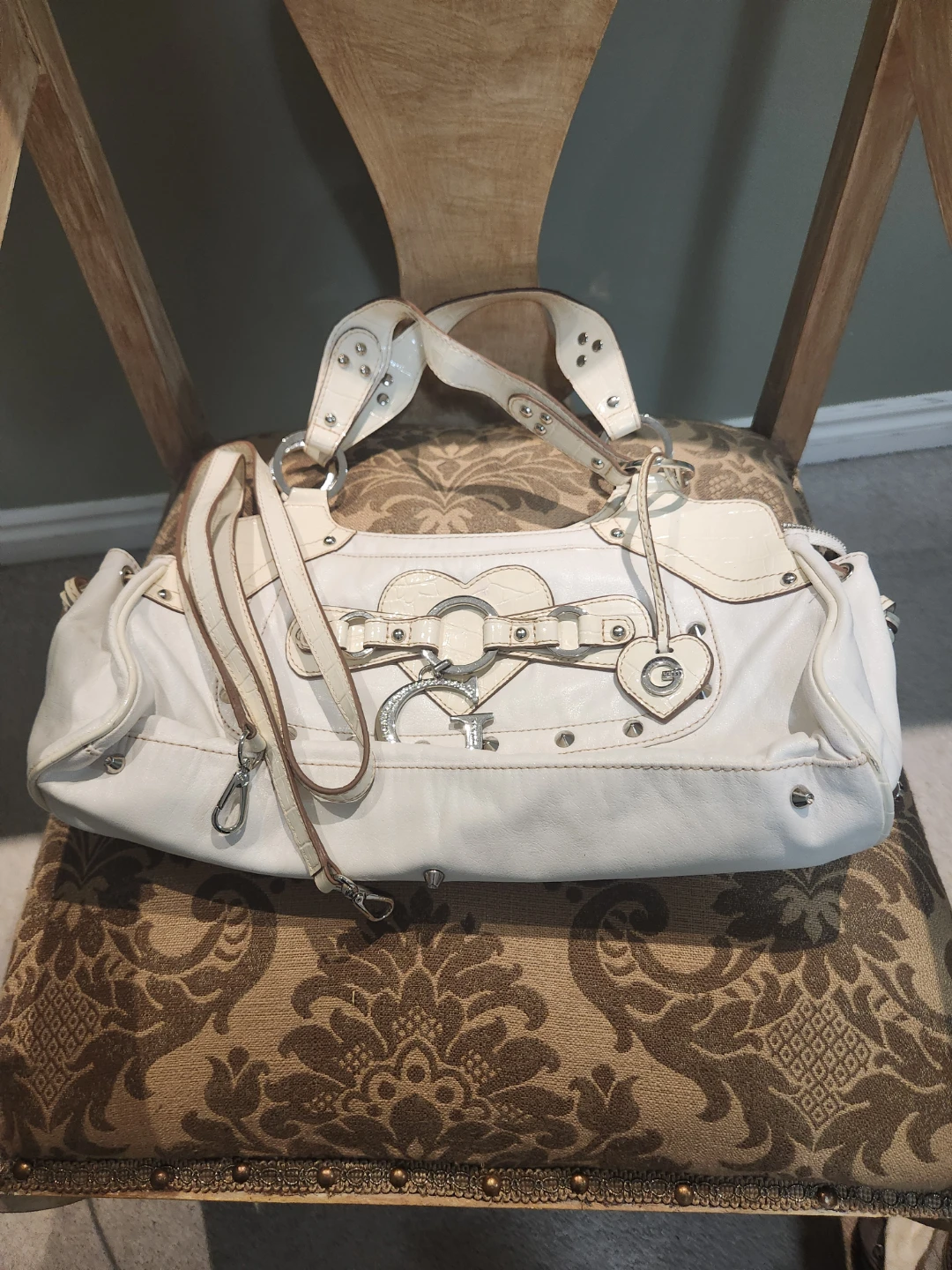 White Guess Hand and shoulder bag - photo 2