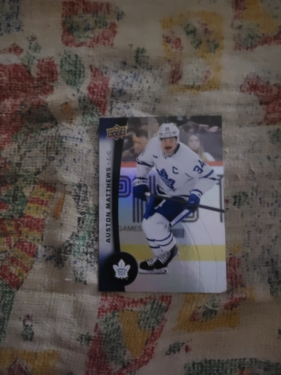 2025-26 Upper Deck Tim Hortons Auston Matthews #34.