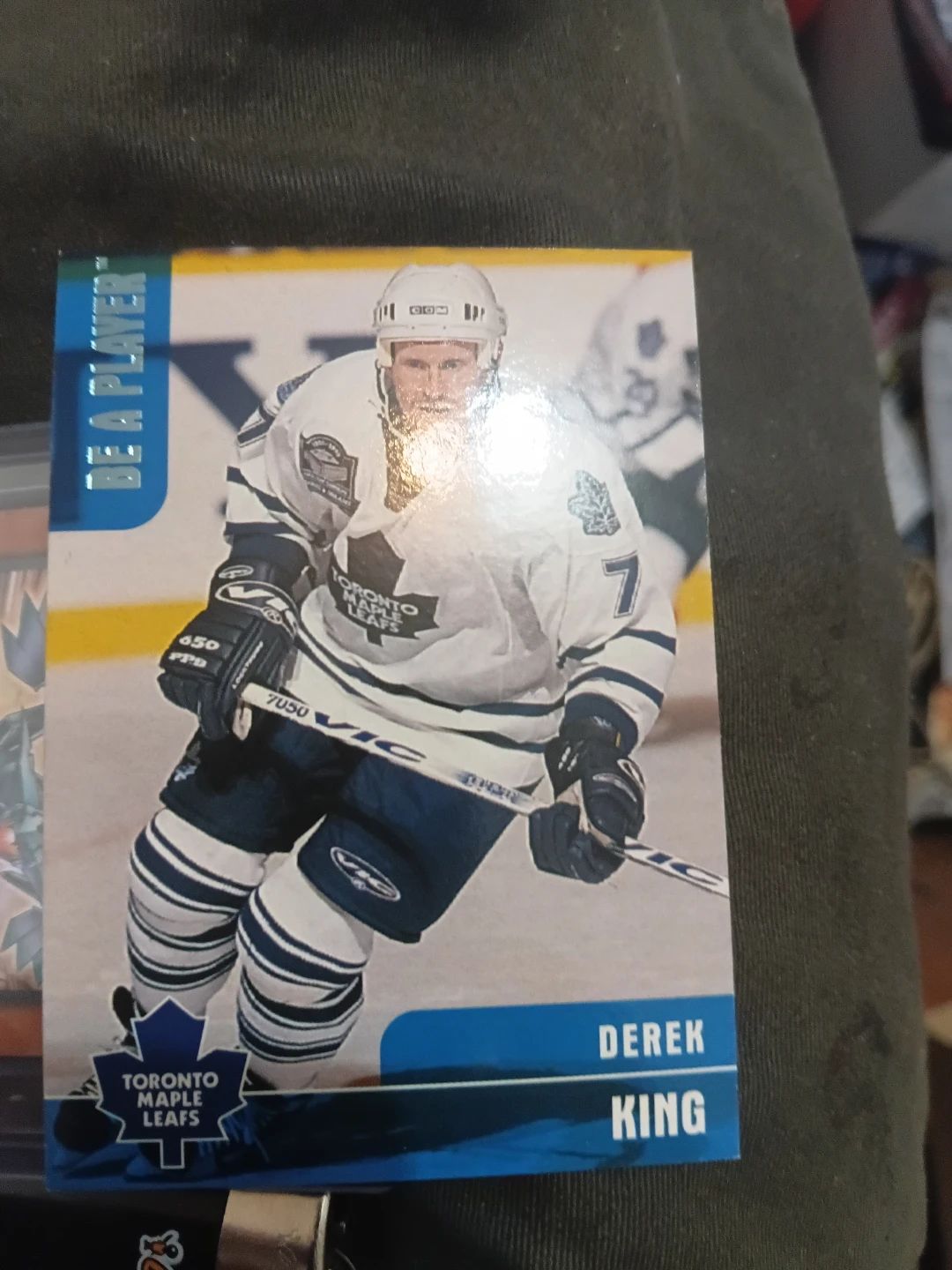 Derek King Toronto Maple Leafs Hockey Card