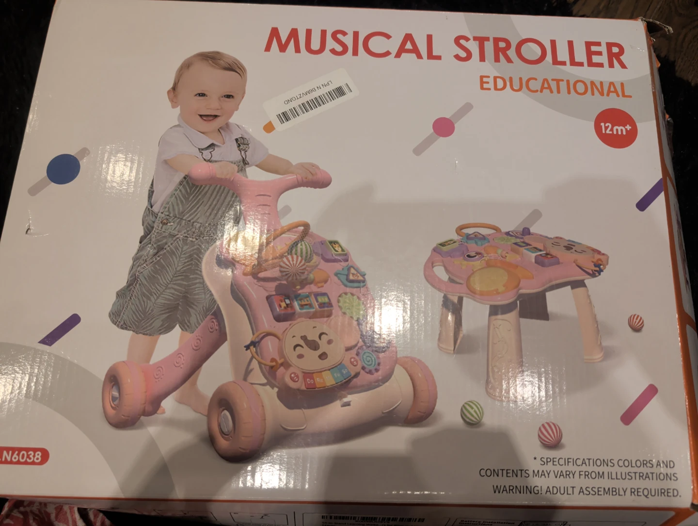 Musical Stroller Educational Walker