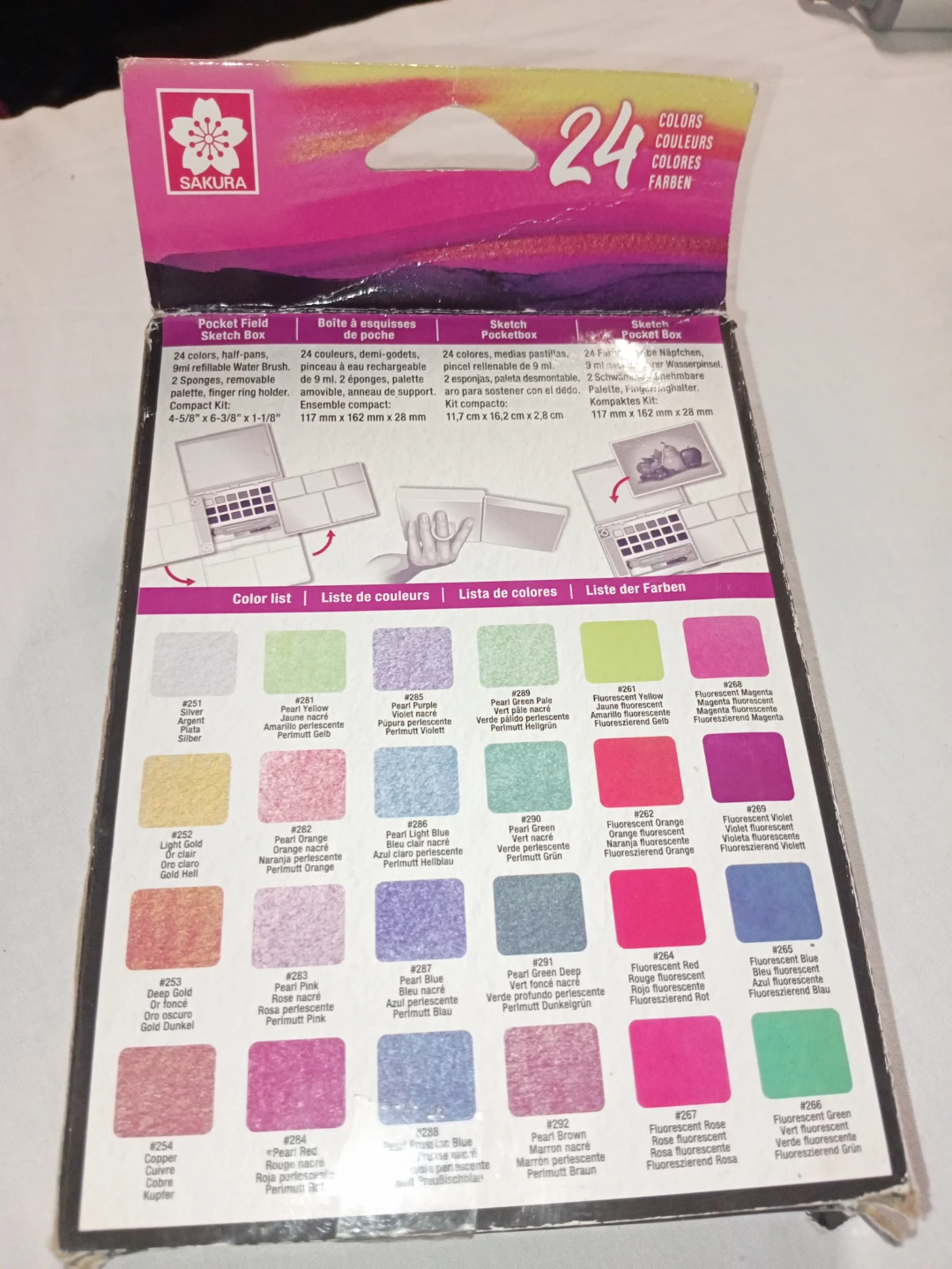 Sakura Koi Water Colors Effects Pocket Field Sketch Box - photo 2