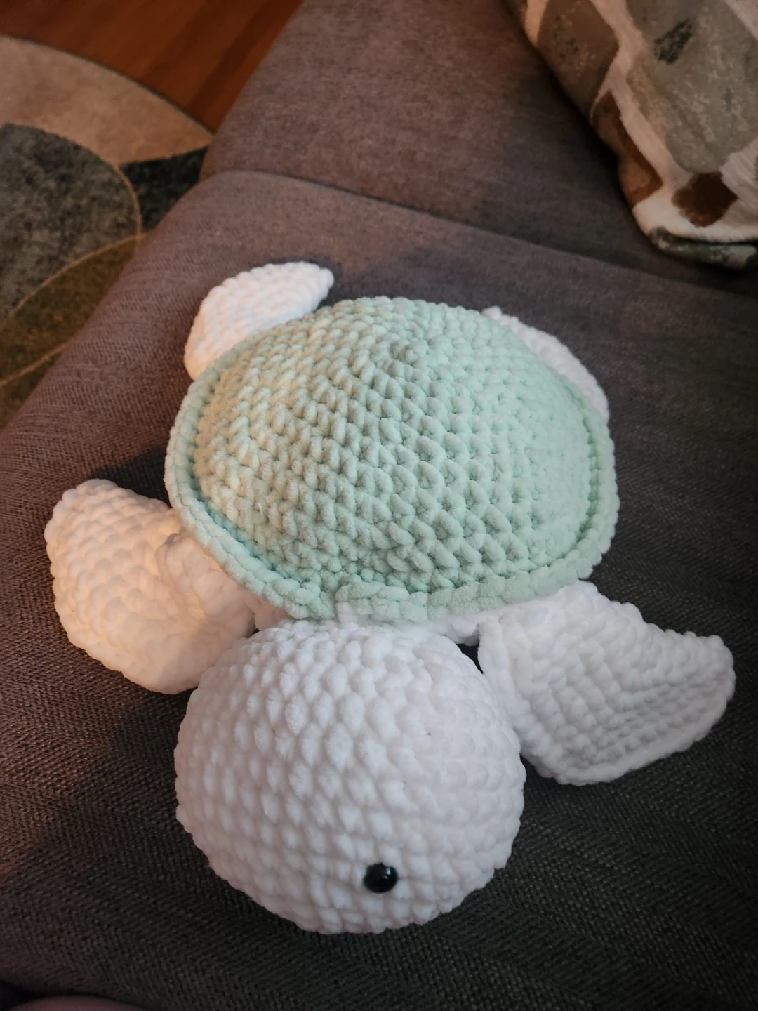 Crochet Jumbo Turtle - photo 2