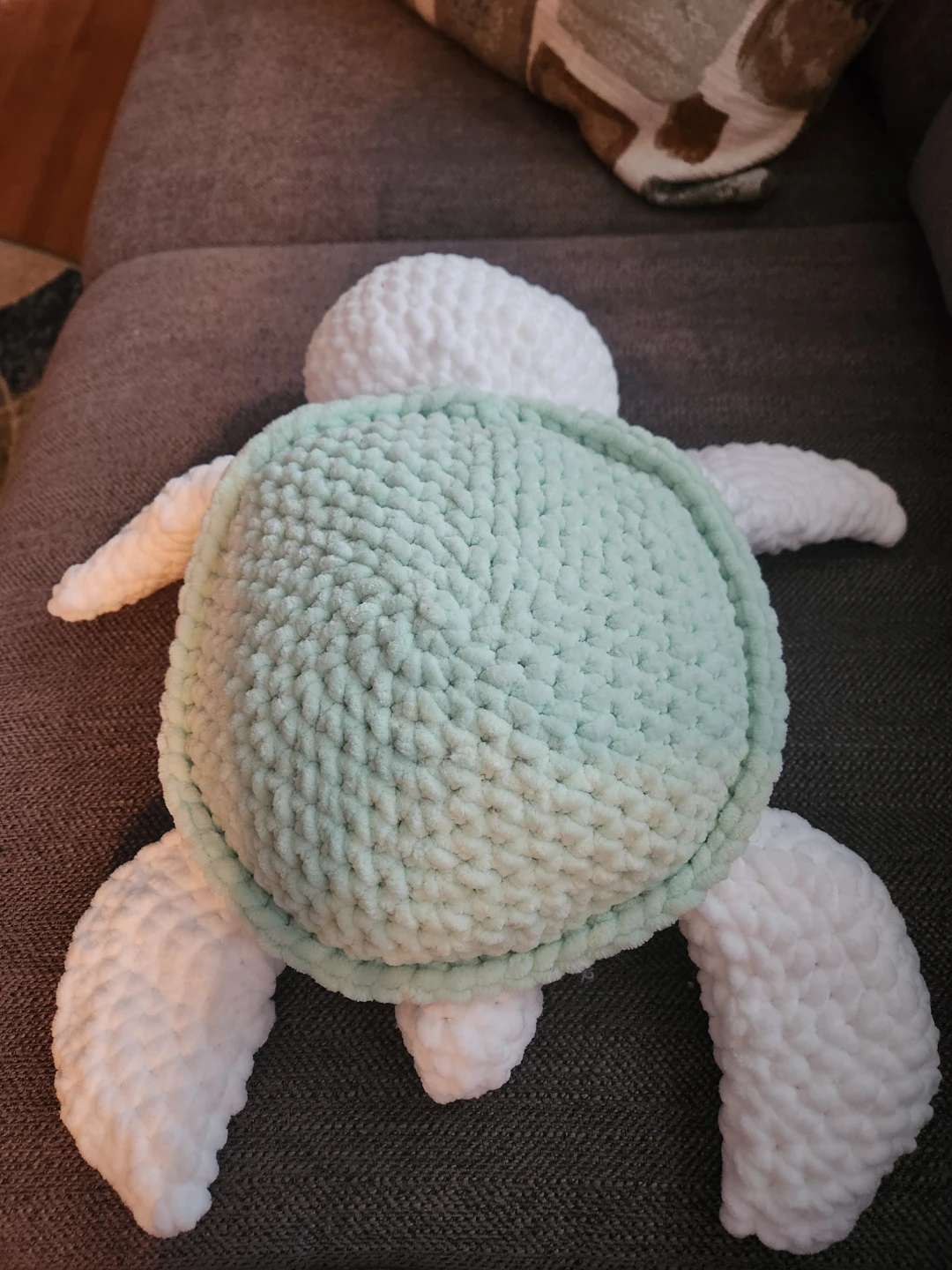 Crochet Jumbo Turtle - photo 3
