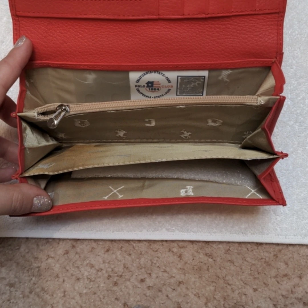 New Red Leather Wallet - photo 4