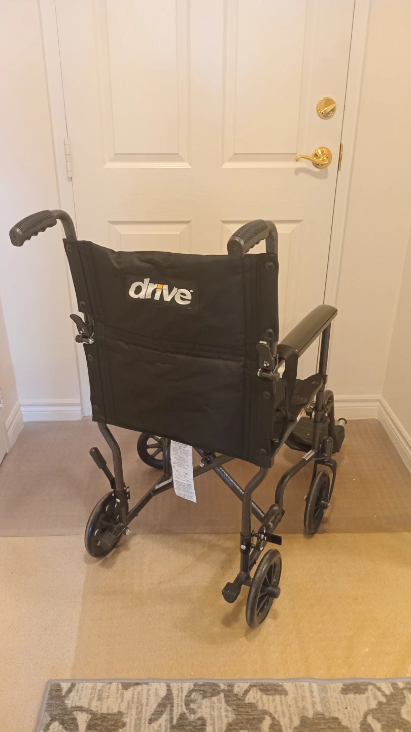 Drive Medical Transport Wheelchair - Black - photo 3