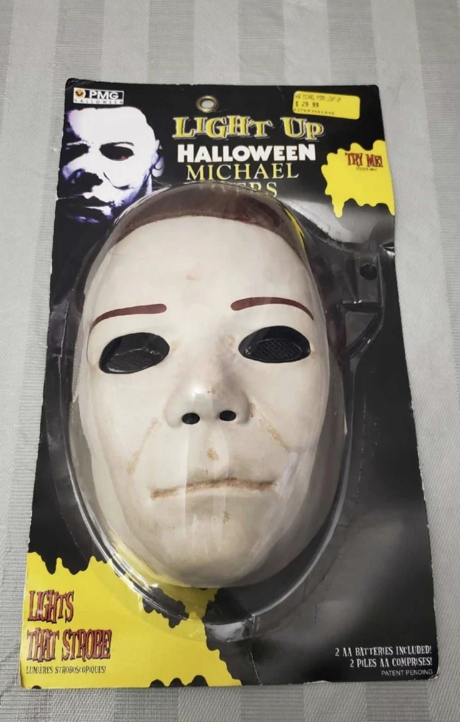New 2002 Light up Michael Myers Halloween mask