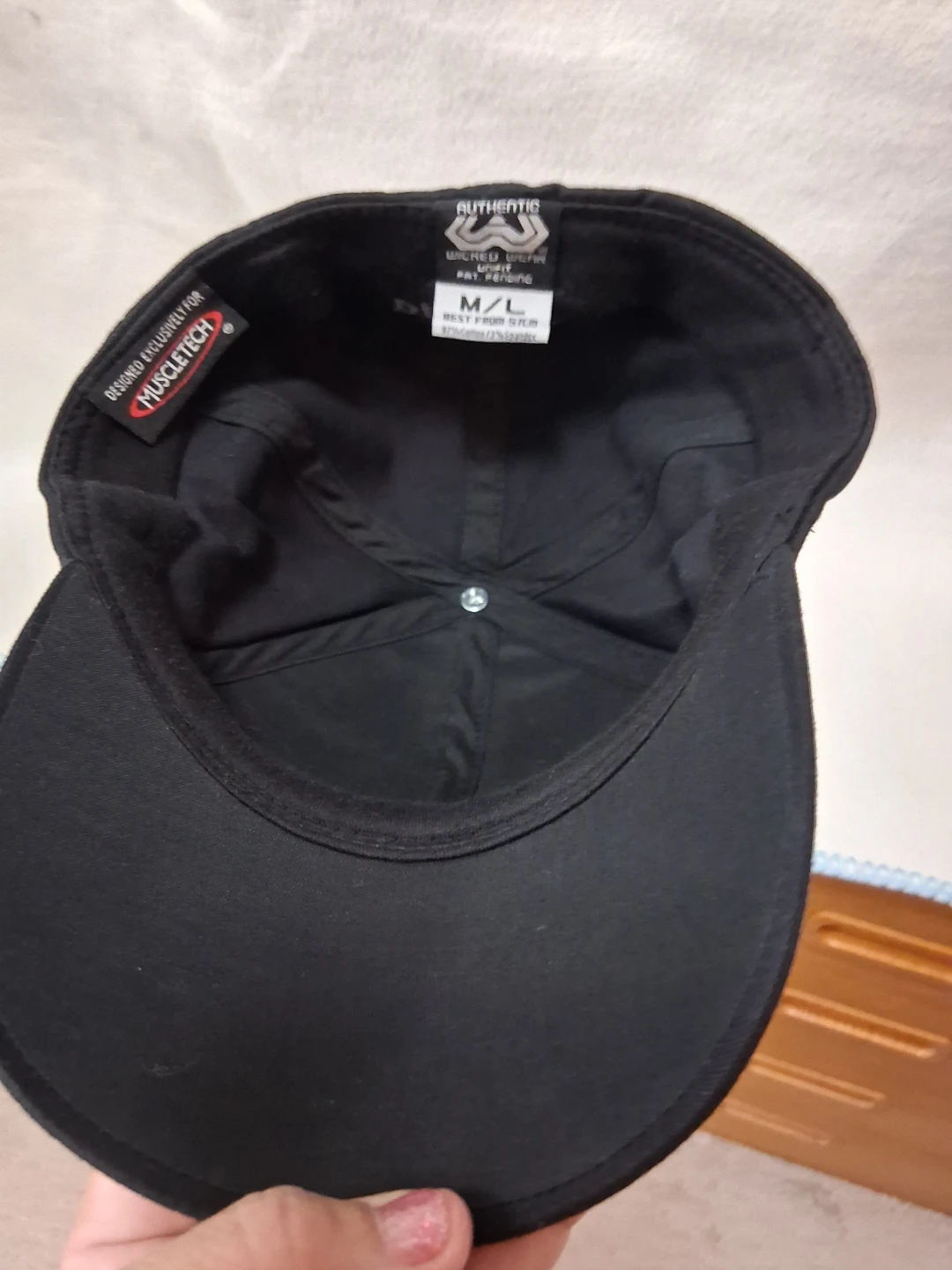 Team MuscleTech Popeye's Black Baseball Cap M/L - photo 5