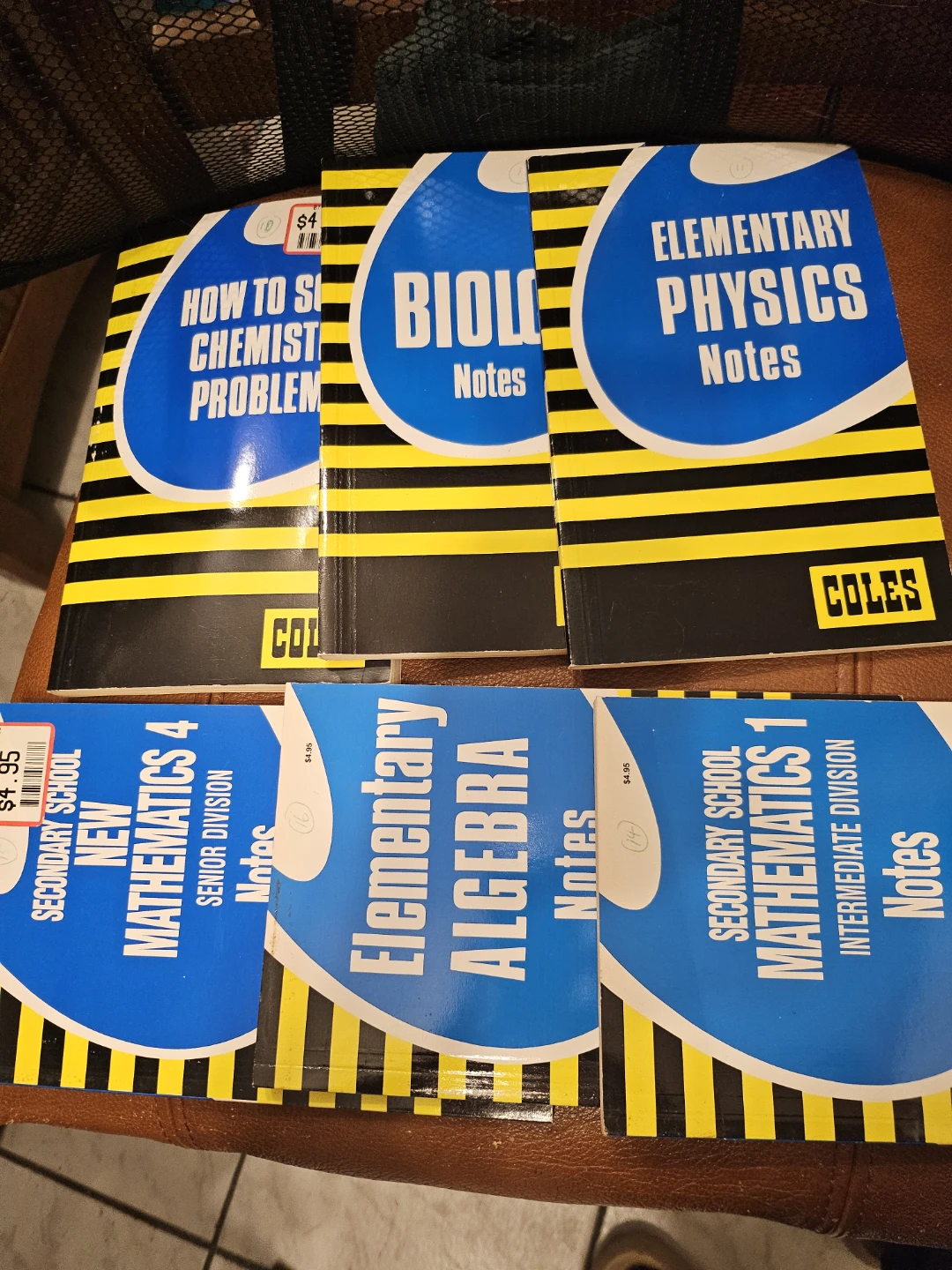 Coles Study Notes - Biology, Physics, Chemistry, Algebra, Math