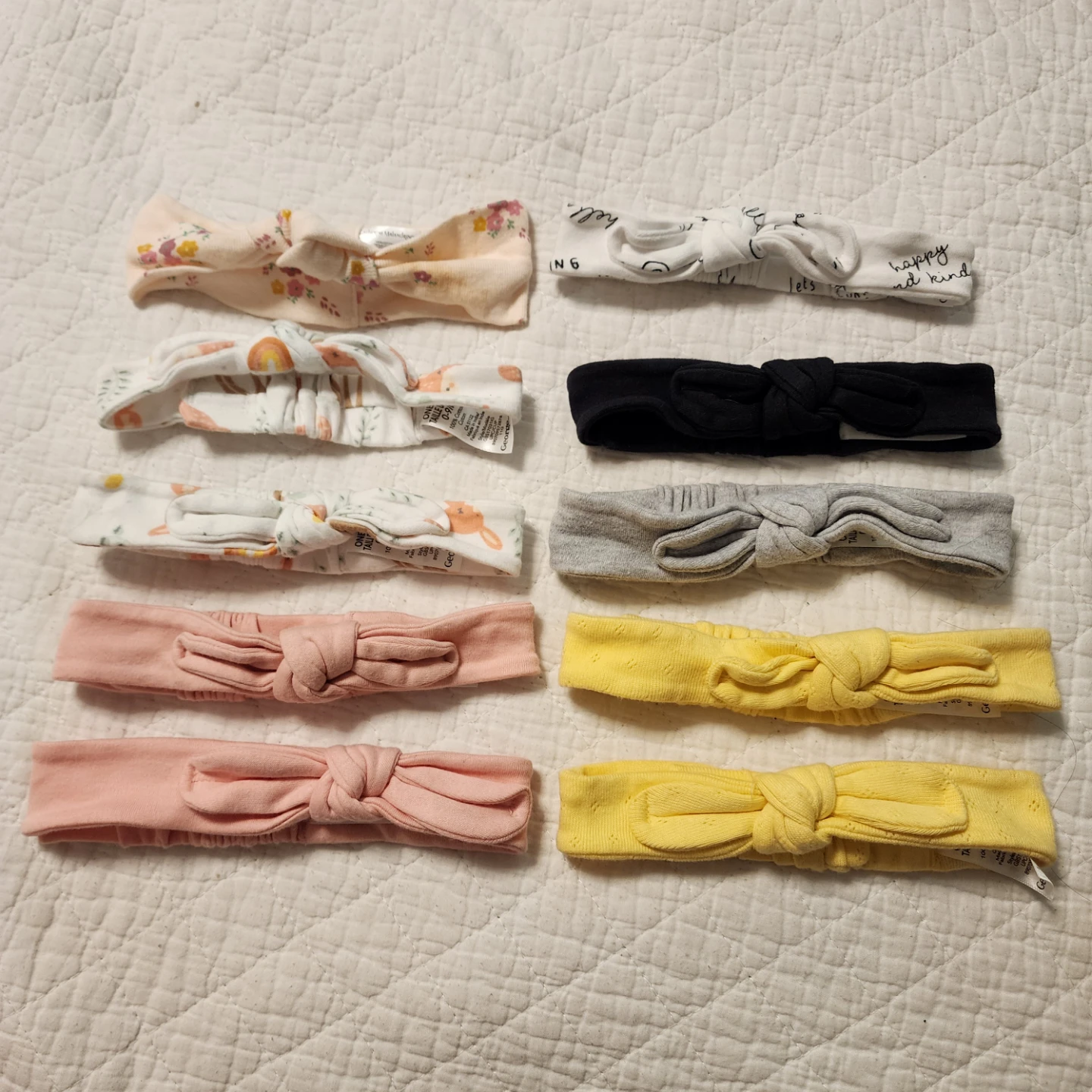 Baby Headbands - 10 Piece Set